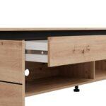 Επιπλο Τηλεορασης Marron TV 183 3k1f2v Artisan-Μαυρο Ματ 183x40x52εκ - Image 5