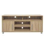 Επιπλο Τηλεορασης Danna Μελαμινης HM2202.02 Sonama 120x40x55υεκ. - Image 2