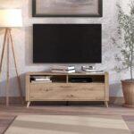 Επιπλο Τηλεορασης Redon Artisan Oak 129x40x52εκ - Image 2