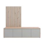 Επιπλο Τηλεορασης Stonex Artisan Oak Με Sage Χρωμα 189x42x170εκ - Image 3