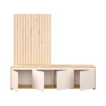 Επιπλο Τηλεορασης Stonex Artisan Oak Με Sand Χρωμα 189x42x170εκ - Image 5