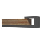 Επιπλο Τηλεορασης Τοιχου Essenza HM18372.13 Μελαμινη Oak/Γκρι 150x29.6x38.6υεκ. - Image 4