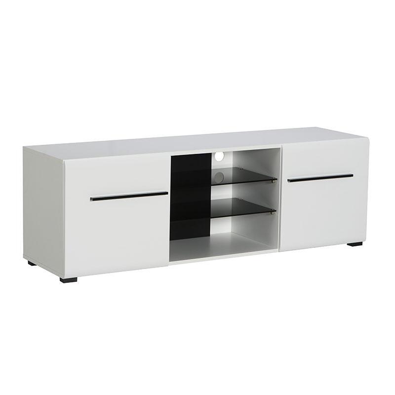 epiplo-tileorasis-trentino-tv-150-leyko-mayro-leyki-laka-1504154951689598501 Επιπλο Τηλεορασης Trentino TV 150 Λευκο-Μαυρο-Λευκη Λακα 150x42x50εκ S.p.f - Image 1