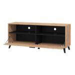 Επιπλο Τηλεορασης Umbria TV 140 Artisan-Μαυρο 137x40x57εκ - Image 4