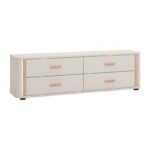 Επιπλο Τηλεορασης York 4f Cashmere/Artisan Oak Χρωμα 177x40x52εκ