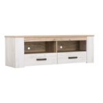 Επιπλο TV Kent 150 Grey Oak/White Oak 151x43x49εκ Knt