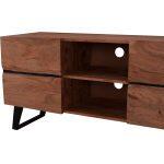 Επιπλο TV Alicia Μασιφ Ξυλο Ακακιας Φυσικο HM8174.11 160x43x66y Εκ. - Image 5