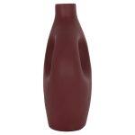 Επιτραπεζιο Διακοσμητικο Βαζο Fliker HM4666.03L Τερακοτα Σε βυσσινι--22.5x12x30υεκ. - Image 8