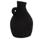 Επιτραπεζιο Διακοσμητικο Βαζο Decant HM4667.01L Τερακοτα Σε μαυρο--φ14x21υεκ. - Image 9