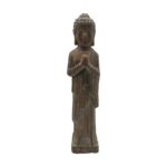Επιτραπεζιο Διακοσμητικο Fylliana Buddha 23695 Καφε Χρωμα 11x11x46,5εκ