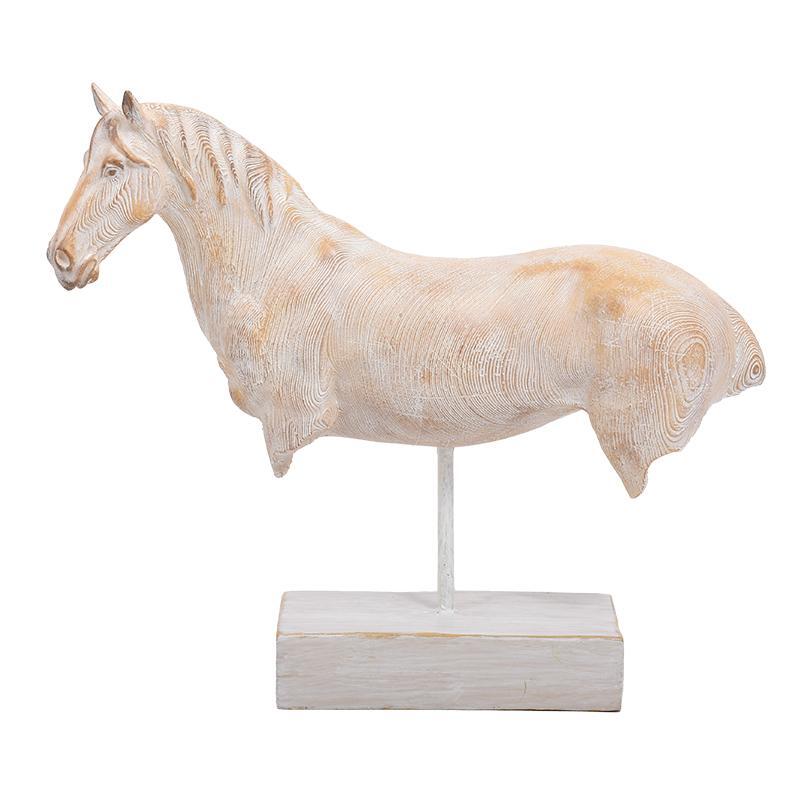 epitrapezio-diakosmitiko-fylliana-horse-mpez-kafe-chroma-35x10x30ek1717401905 Επιτραπεζιο Διακοσμητικο Fylliana Horse Μπεζ-Καφε Χρωμα 35x10x30εκ - Image 1