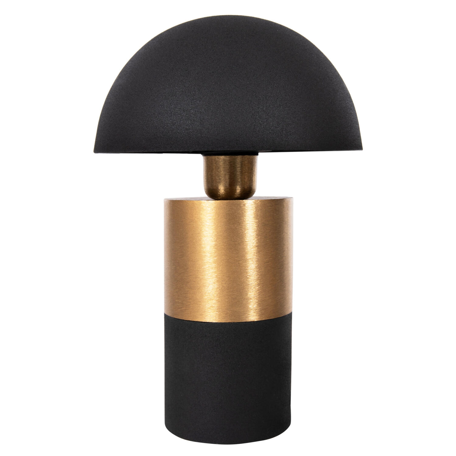 epitrapezio-fotistiko-fb9424504-metallo- Επιτραπεζιο Φωτιστικο Pune HM4245.04 Μεταλλο Σε Μαυρο-Χρυσο φ20,5x32,5υεκ. - Image 1