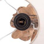 Επιτραπεζιο Φωτιστικο Tygo HM4436 Driftwood & Λευκο Καπελο φ35x57υεκ. - Image 5