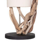 Επιτραπεζιο Φωτιστικο Bramble HM4873 Driftwood & Λευκο Καπελο φ28x65υεκ. - Image 4