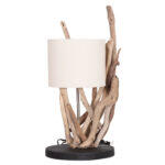 Επιτραπεζιο Φωτιστικο Bramble HM4873 Driftwood & Λευκο Καπελο φ28x65υεκ. - Image 5