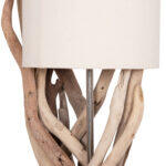 Επιτραπεζιο Φωτιστικο Bramble HM4873 Driftwood & Λευκο Καπελο φ28x65υεκ. - Image 8