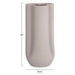 Επιτραπεζιο Κεραμικο Διακοσμητικο Glaze HM4612.03 Γκρι Ματ φ14x29υεκ - Image 8