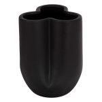 Επιτραπεζιο Κεραμικο Διακοσμητικο Glaze HM4613.02 Μαυρο Ματ φ16x22υεκ - Image 9