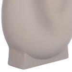 Επιτραπεζιο Κεραμικο Διακοσμητικο Glaze HM4610.03 Γκρι Ματ 26x14x25υεκ