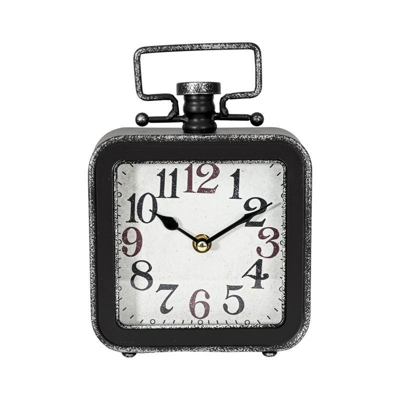 epitrapezio-roloi-fylliana-lantern-metalliko-mayro-chroma-15x5x215ek-sls1790332501 Επιτραπεζιο Ρολοι Fylliana "Lantern" Μεταλλικο Μαυρο Χρωμα 15x5x21.5εκ Sls - Image 1