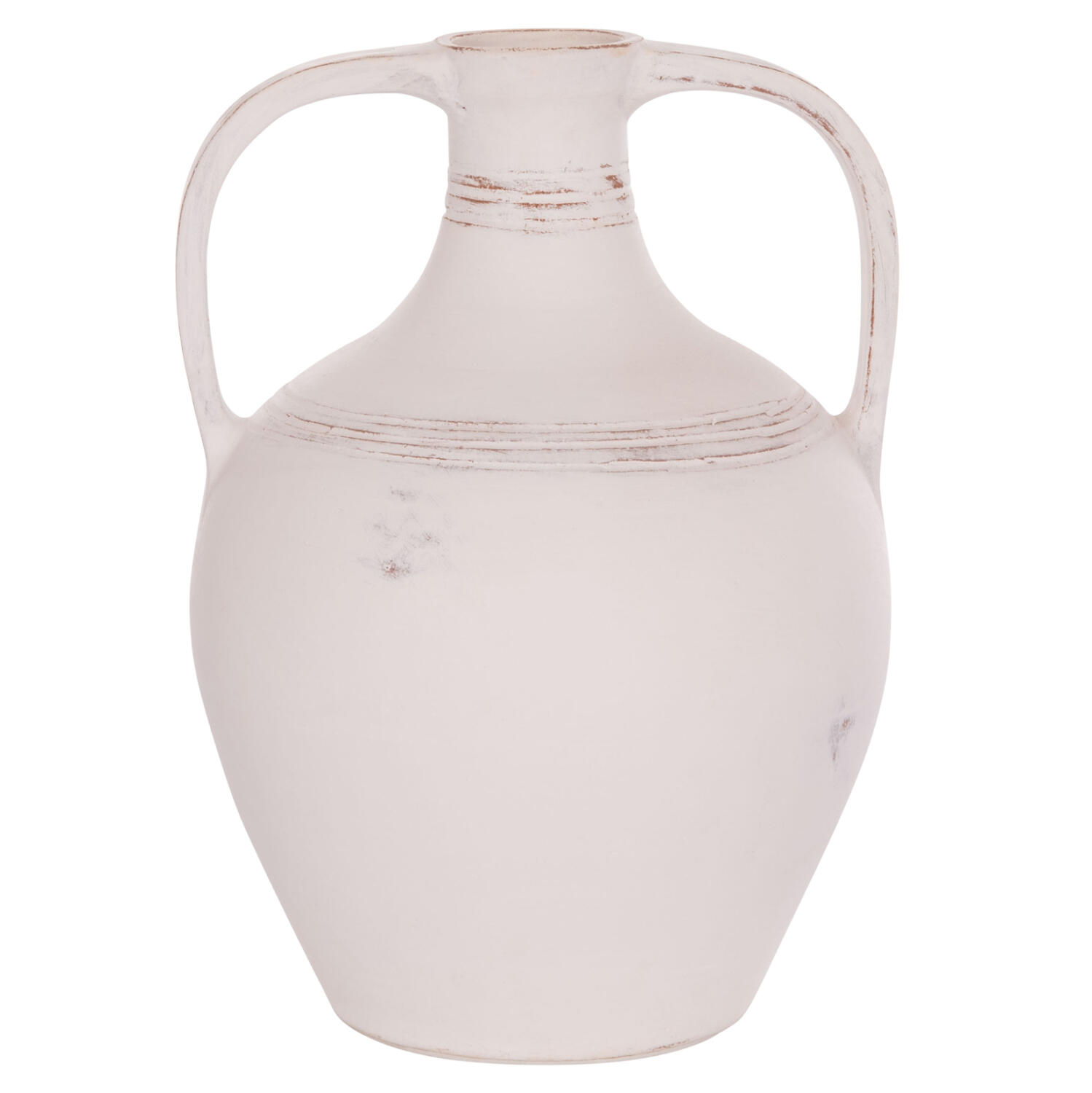 epitrapezios-diakosmitikos-amforeas-fb94 Διακοσμητικος Αμφορεας Feax HM4676.02S Λευκη τερακοτα--35x35x48υεκ. - Image 1