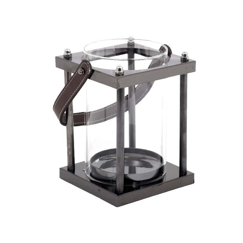 fanari-mayro-d103-s-155135185-2 Φαναρι Fylliana Ασημι D103-S 15.5x13.5x18.5εκ - Image 1
