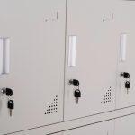 Φοριαμος Μεταλλικος Bexley Με 12 Ντουλαπακια Με Κλειδι HM5637.11 Γκρι 90x45x185υεκ - Image 7