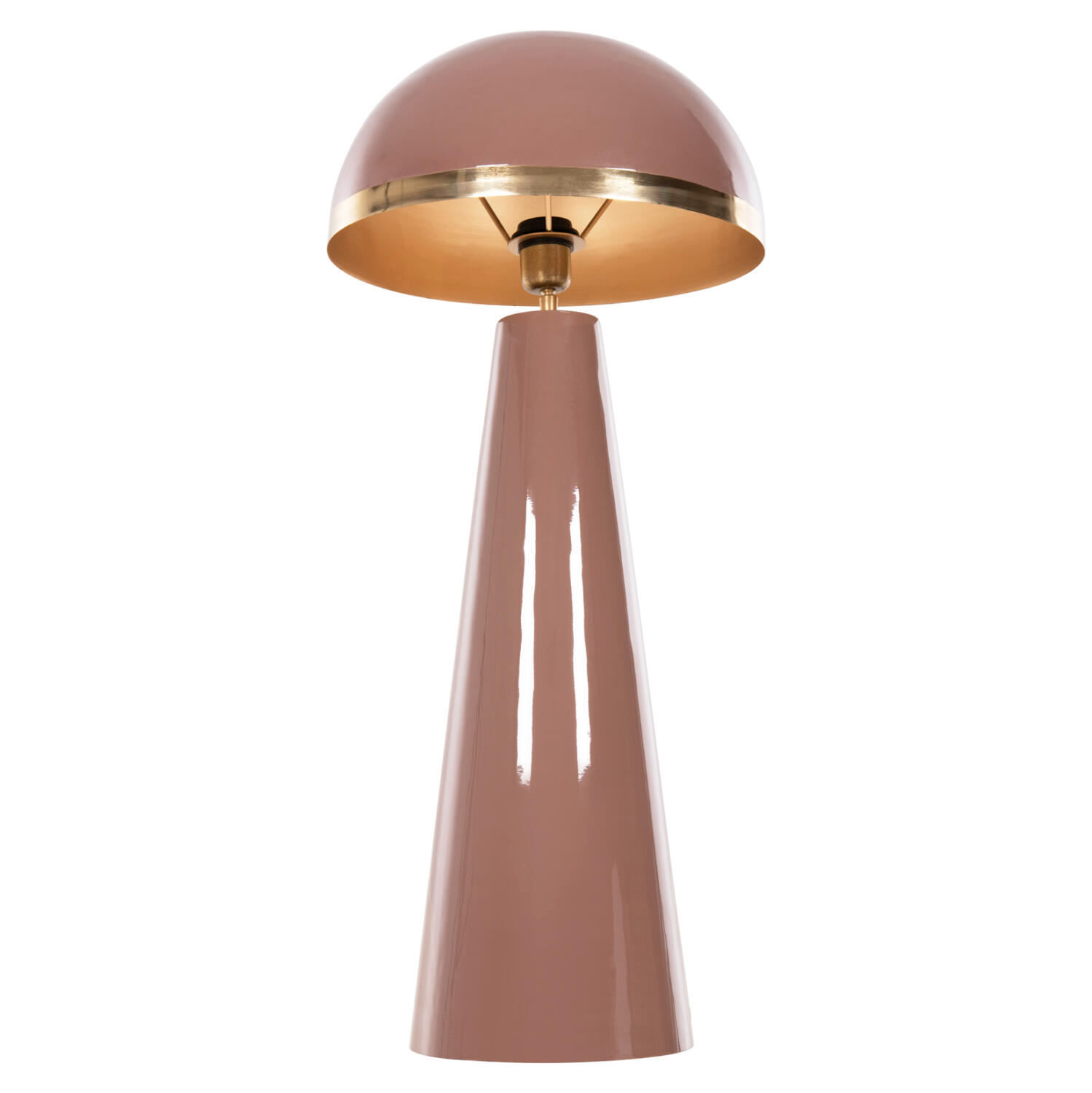 fotistiko-dapedoy-fb9425706-metallo-somo Φωτιστικο Δαπεδου Smush HM4257.06 Μεταλλο Σομον & Χρυσο-Ρυθμιζομενο Καπελο φ36,5x84υ - Image 1