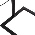 Φωτιστικο Δαπεδου Brans HM7532.11 Μεταλλο Μαυρο--Pvc Λευκο Καπελο 25x33x170υεκ. - Image 8