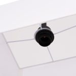 Φωτιστικο Δαπεδου Brans HM7532.11 Μεταλλο Μαυρο--Pvc Λευκο Καπελο 25x33x170υεκ. - Image 9