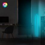 Φωτιστικο Δαπεδου Μαυρο Με Rgb LED & Ασυρματο Χειριστηριο HM7309 30x30x120 Εκ. - Image 7