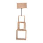 Φωτιστικο Δαπεδου MDF Σοναμα-Μπεζ Καπελο HM7608.03 φ38x140υεκ. - Image 3