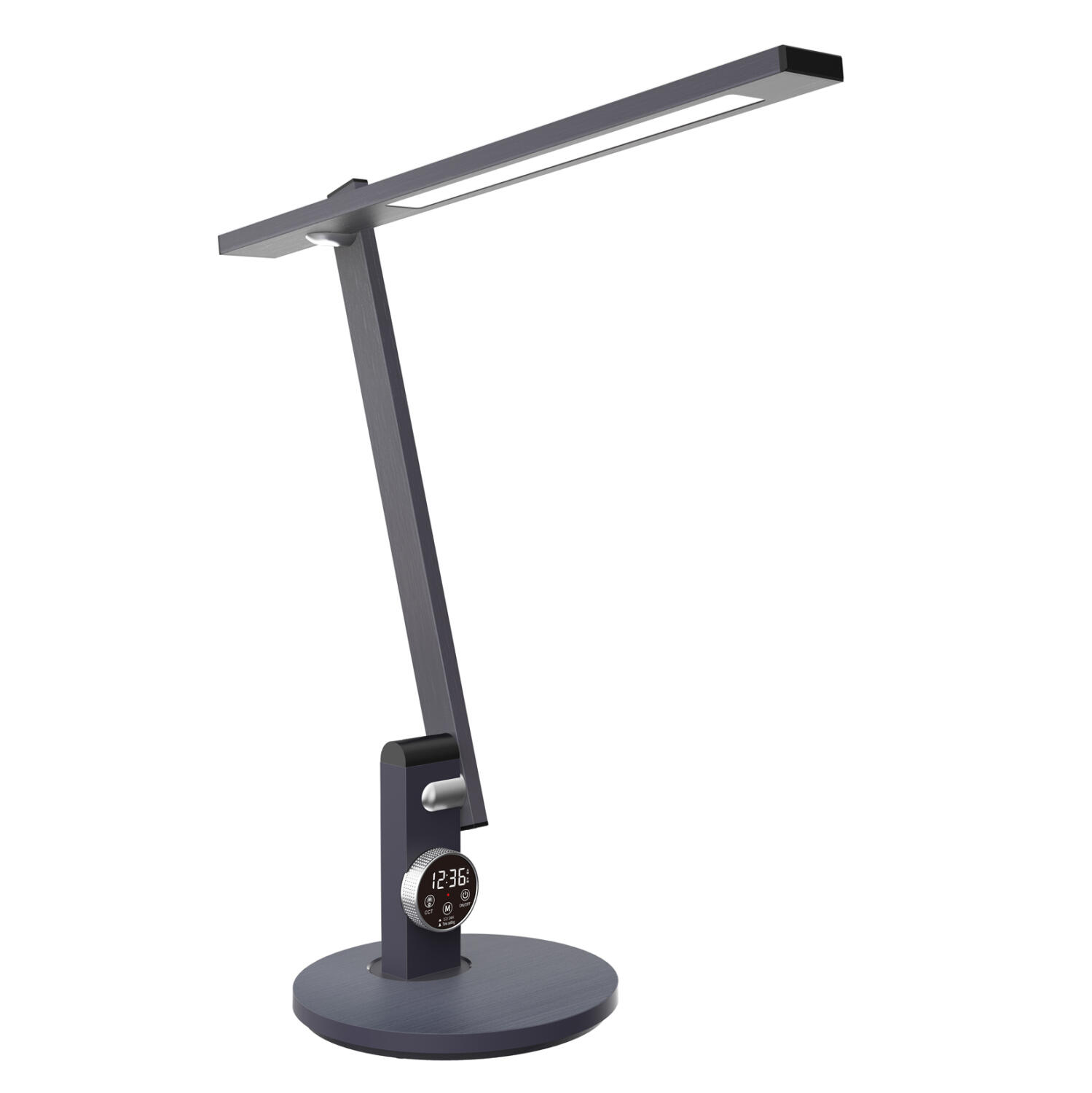 fotistiko-grafeioy-led-fb9444507-gkri-me Φωτιστικο Γραφειου LED Blain Pro HM4445.07 Γκρι Μεταλλικο Χρωμα φ19x49,9υεκ. - Image 1