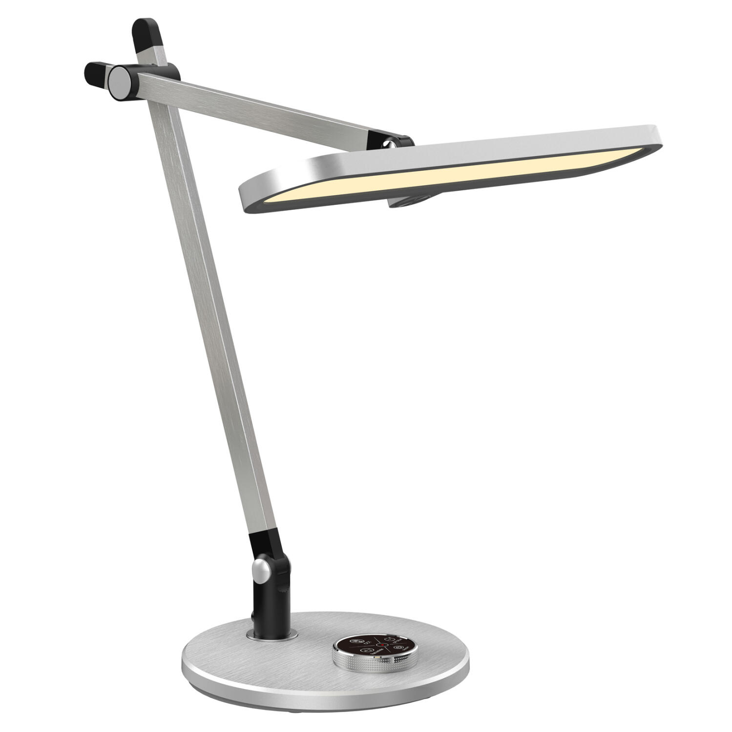 fotistiko-grafeioy-led-fb9444608-asimi-b Φωτιστικο Γραφειου LED Blain Pro HM4446.08 Ασημι Βαση Abs-Ασημι Αλουμινιο 57,5x53υεκ - Image 1