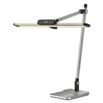 Φωτιστικο Γραφειου LED Blain Pro HM4447.08 Ασημι Abs Και Αλουμινιο 36,8x81υεκ
