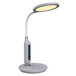 Φωτιστικο Γραφειου LED Blain HM4460.07 Γκρι Abs-Λευκη Σιλικονη φ18,5x40,7yεκ.