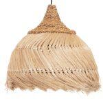 Φωτιστικο Οροφης Απο Ινες Mendong Grass Σε Φυσικο φ38x34-120yεκ.hm7776 - Image 3