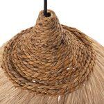 Φωτιστικο Οροφης Απο Ινες Mendong Grass Σε Φυσικο φ38x34-120yεκ.hm7776 - Image 4