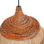 Φωτιστικο Οροφης Sifo HM4714 Καπελο Ινες Sisal & Μπανανας-Φυσικο & Mix φ35x45υεκ. - Image 5