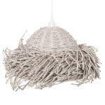 Φωτιστικο Οροφης Κρεμαστο HM4349 Seagrass Σε Whitewash Χρωμα φ50x25-135υεκ. - Image 4