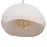 Φωτιστικο Οροφης Κρεμαστο Jaylen HM4703.02S Fiber Cement Λευκο - Image 4