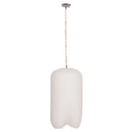 Φωτιστικο Οροφης Κρεμαστο Logky HM4704.02L--FIBER Cement Λευκο 35x35x67υεκ - Image 3