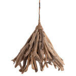 Φωτιστικο Οροφης Κρεμαστο Treit HM4875 Driftwood Σε Φυσικο 48x54x52-73υεκ [1xε27]