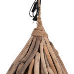 Φωτιστικο Οροφης Κρεμαστο Treit HM4875 Driftwood Σε Φυσικο 48x54x52-73υεκ [1xε27] - Image 4