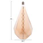 Φωτιστικο Οροφης Κρεμαστο Με Λαμπτηρα HM11934--ΣΧΟΙΝΙ 1m Παχους 2cm-ντουι ε27 - Image 2