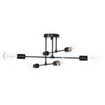 Φωτιστικο Οροφης Πολυφωτο Lighty HM7427.11 Μεταλλο Σε Μαυρο 51x51x23υεκ. - Image 3