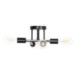 Φωτιστικο Οροφης Πολυφωτο Lighty HM7428.11 Μεταλλο Σε Μαυρο 28x28x15υεκ. - Image 3