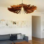 Φωτιστικο Οροφης Κρεμαστο HM7349.01 MDF Καρυδι φ52x45υεκ. - Image 5