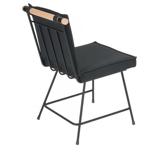 funky-metallike-karekla-15880-60131 Funky Black Kαρέκλα Mεταλλική - Image 1
