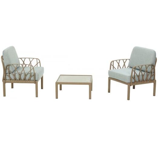 garda-balcony-set-pp-28606-100752 Garda Balcony σετ Πολυπροπυλενίου Desert coffee/γκρι - Image 1